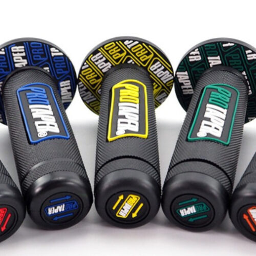 Гріпси для керма мотоцикла Protaper чорні з червоним