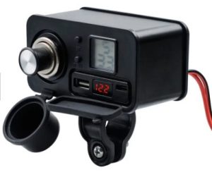 Гніздо USB для мотоцикла вольтметр type-c