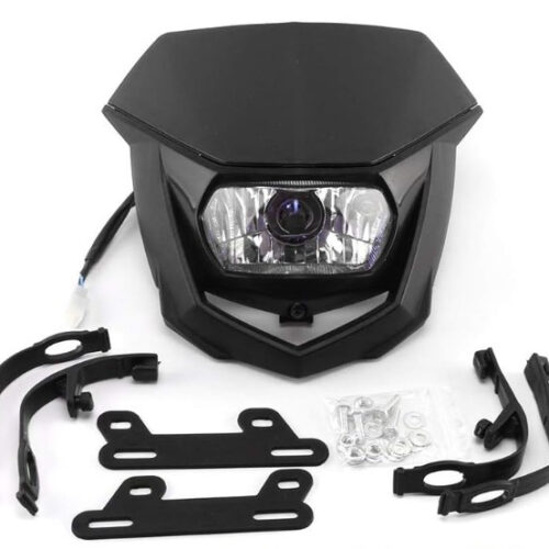 Фара для мотоцикла ендуро CR CRF XR YZ YZF WR KX KXF KLX RM RMZ чорна