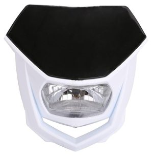 Фара для мотоцикла ендуро CR CRF XR YZ YZF WR KX KXF KLX RM RMZ біло чорна