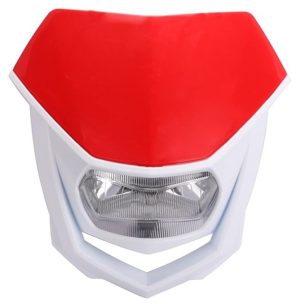Фара для мотоцикла ендуро CR CRF XR YZ YZF WR KX KXF KLX RM RMZ біло червона