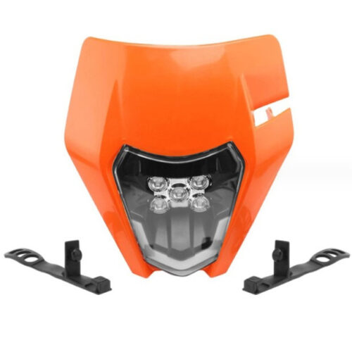 Фара для мотоцикла ендуро KTM EXC SX SXF EXC MX SMR led 5 діодів помаранчева
