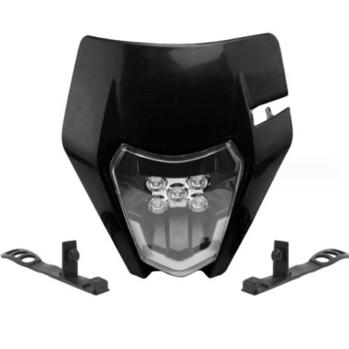 Фара для мотоцикла ендуро KTM EXC SX SXF EXC MX SMR led 5 діодів чорная